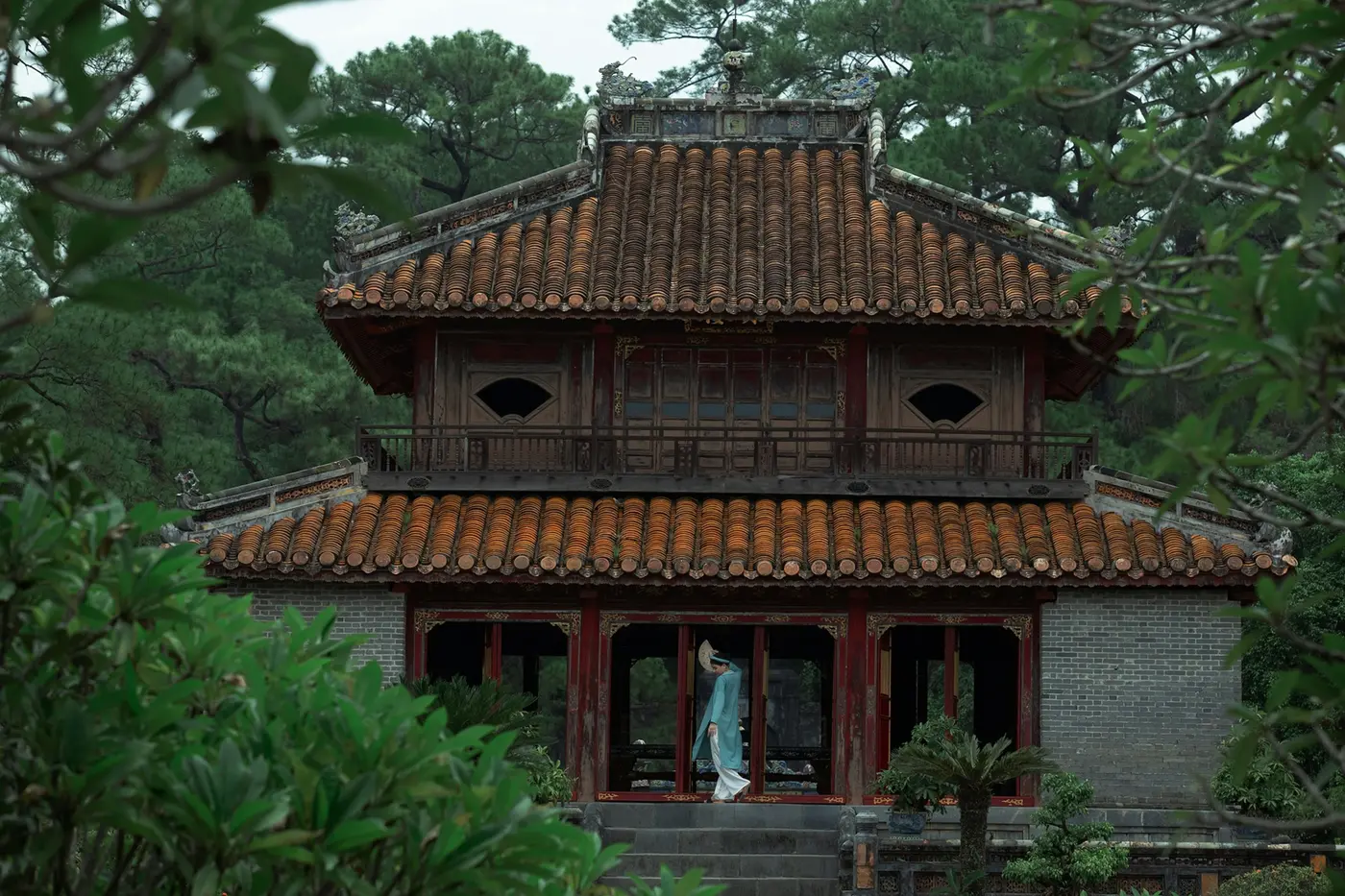 Tombeau de Minh Mạng — architecture impériale Nguyễn, Hué